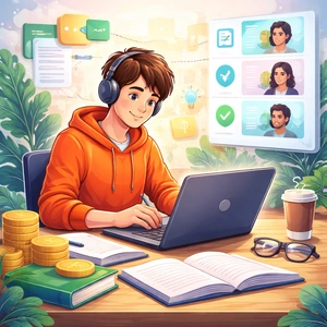 Writer Starts The Work